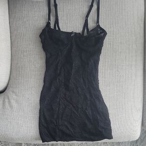 Victoria's Secret Black Lace Chemise